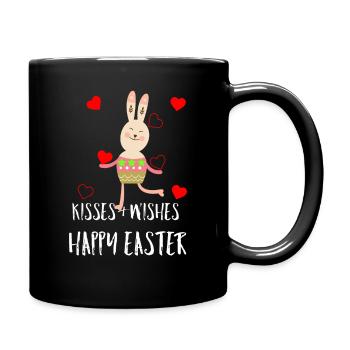 Pâques Pâques Pâques Pâques Pâques Pâques Heureux - Mug uni - noir - Droite