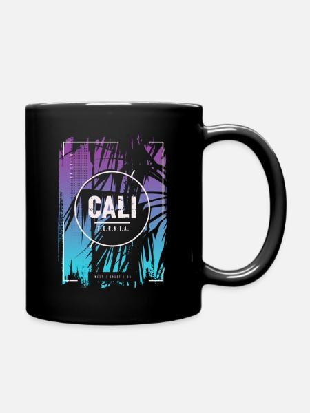 California - Mug uni - noir