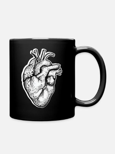 Coeur anatomique Cardiologie Cardiologie Médecin - Mug uni - noir