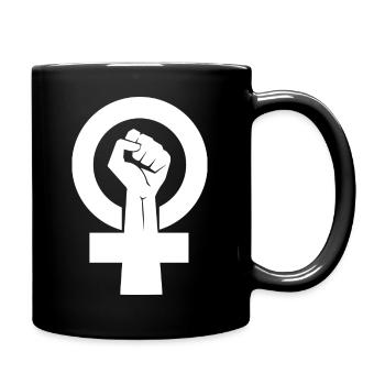 Feminism Woman Feminist Gift - Full Colour Mug - black - Right