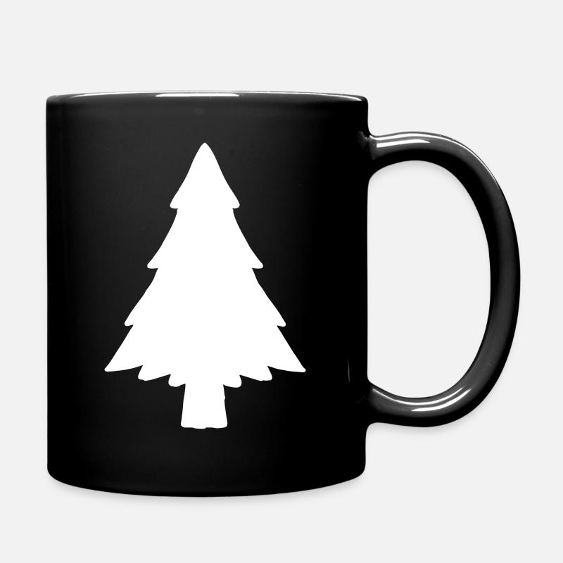 Christmas tree Christmas tree - Full Colour Mug - black