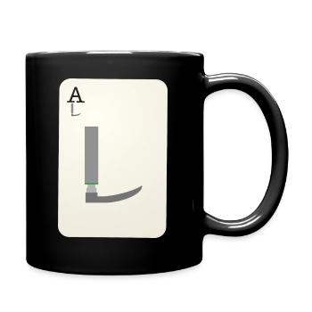 Anesthesiologist Playing Card Doctors Ambulance Service - Full Colour Mug - black - Right