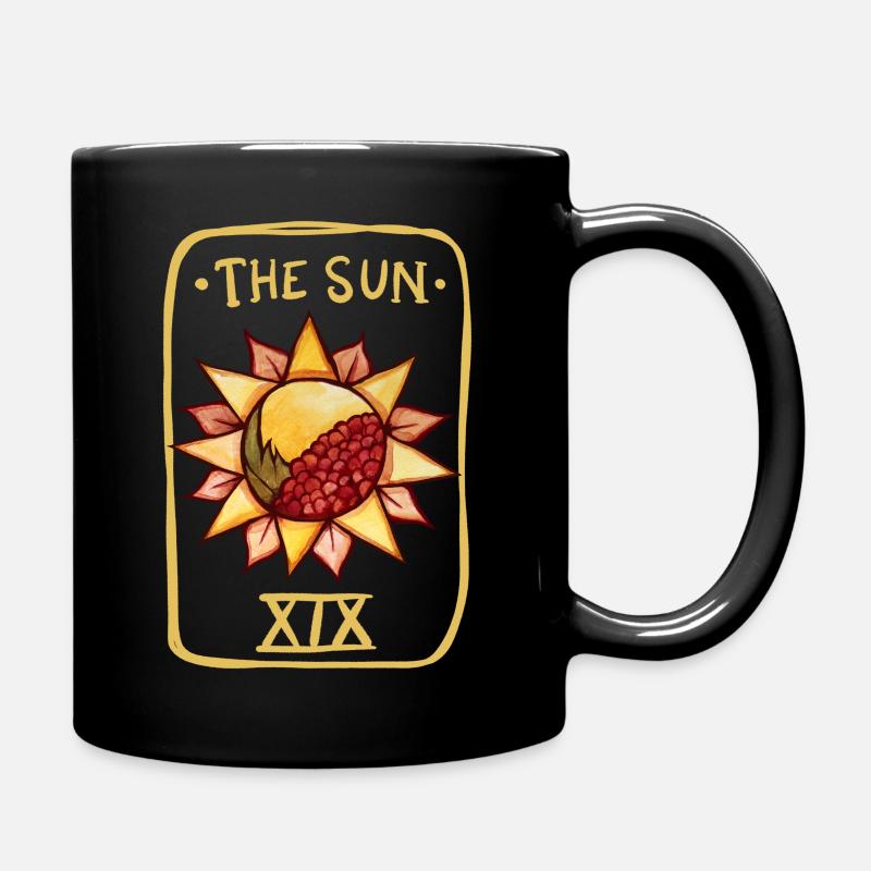 La carte Sun Tarot - Mug uni - noir