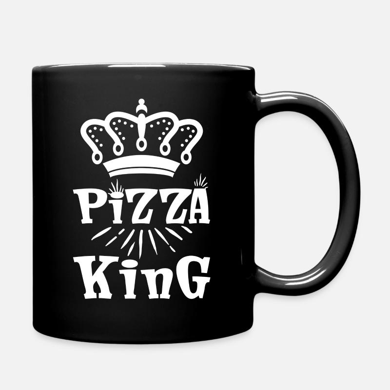 pizza king - Mug uni - noir
