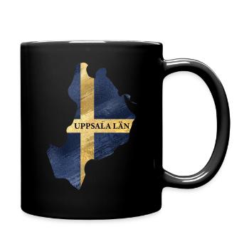 SWEDEN UPPSALA LÄN - Full Colour Mug - black - Right