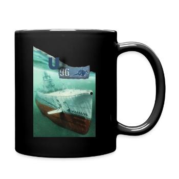 "U 96" submarine - Full Colour Mug - black - Right