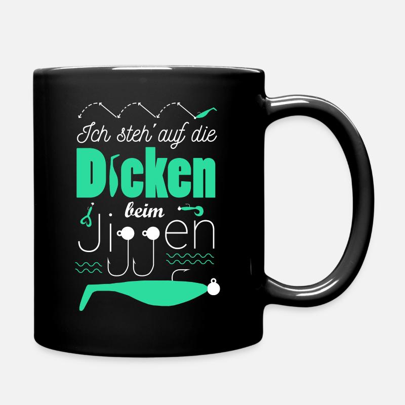 Angler & Fischer Designs - Tasse einfarbig - Schwarz