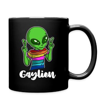 LGBT - Tasse einfarbig - Schwarz - Rechts