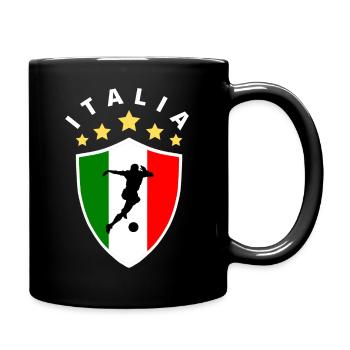Italy / Italy / Italy football / Italy holidays - Full Colour Mug - black - Right
