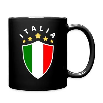 Italy / Italie / Italie football /Italie vacances - Mug uni - noir - Droite