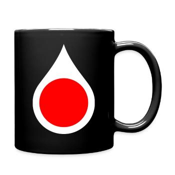 Flag of Japan - Full Colour Mug - black - Right