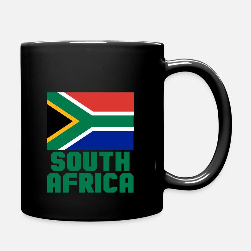 Südafrika - Tasse einfarbig - Schwarz