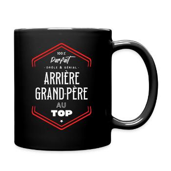 Arrière grand père parfait et au top - Mug uni - noir - Droite