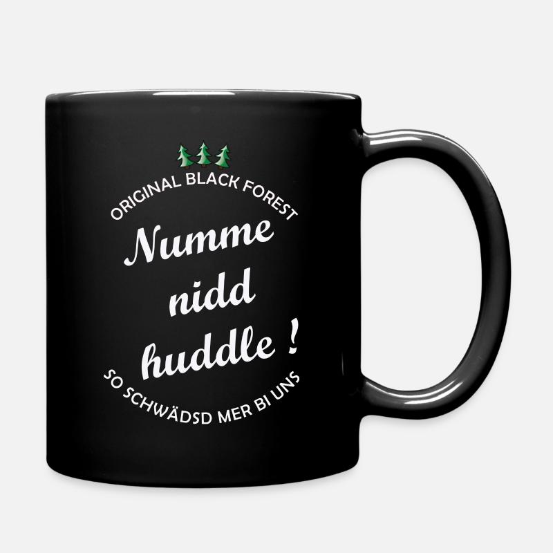 Numme nidd huddle (immer mit der Ruhe) - Tasse einfarbig - Schwarz