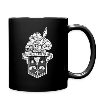 Schornsteinfeger Zunftzeichen Altmodisch - Tasse einfarbig - Schwarz - Rechts