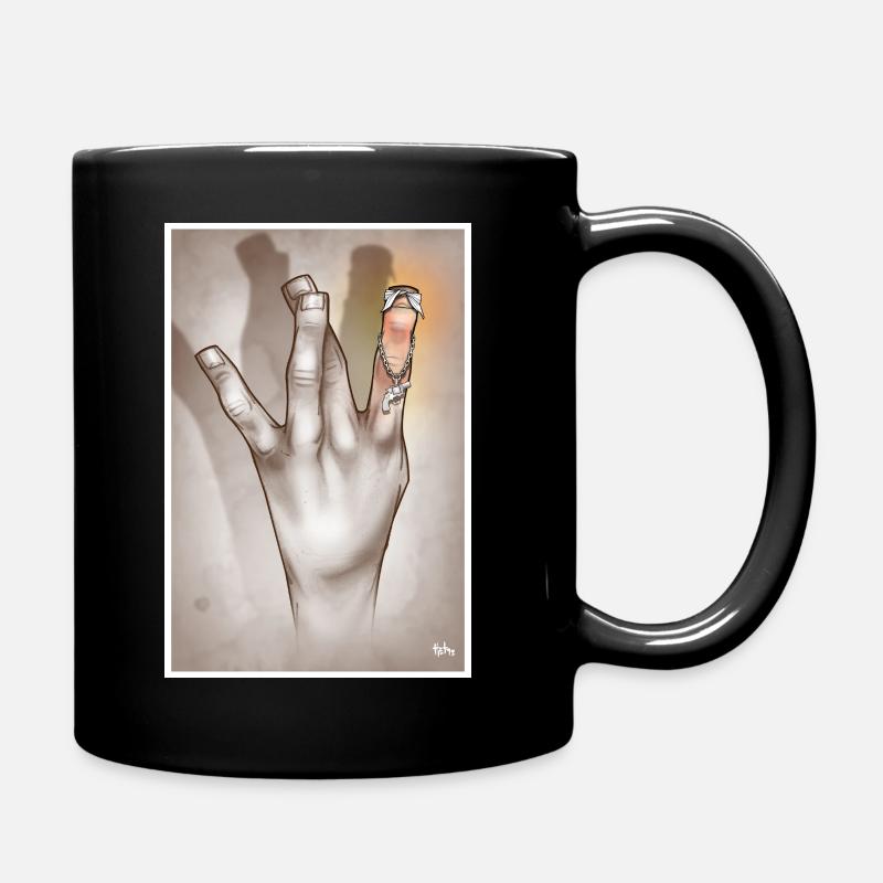 Herr West Side - Tasse einfarbig - Schwarz