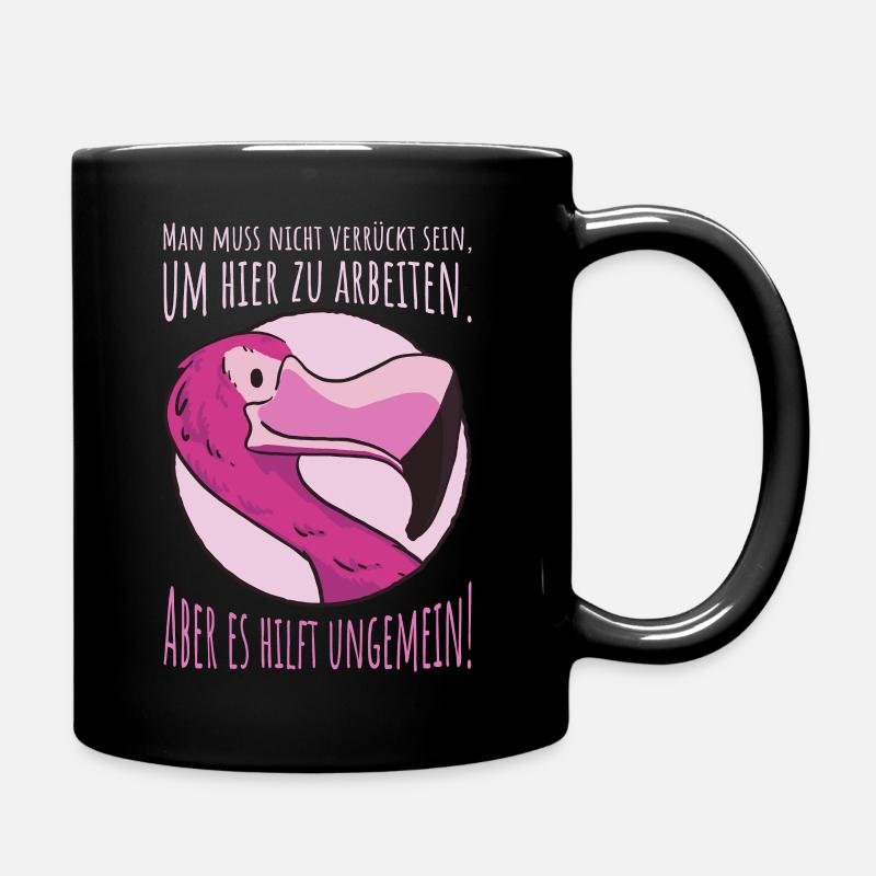 Lustiges Geschenk für Arbeitskollegen - Tasse einfarbig - Schwarz