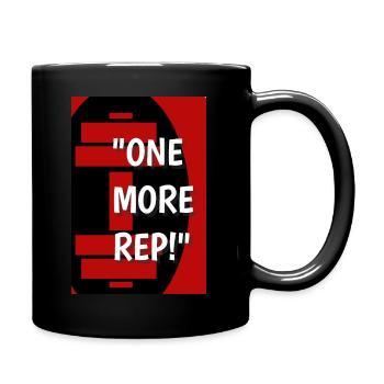 One More Rep! - Full Colour Mug - black - Right