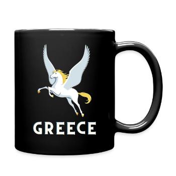 Grèce mythologie pégase vacances voyage - Mug uni - noir - Droite