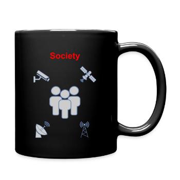 Society - Tasse einfarbig - Schwarz - Rechts