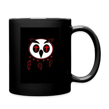 Hibou de la mort - Mug uni - noir - Droite