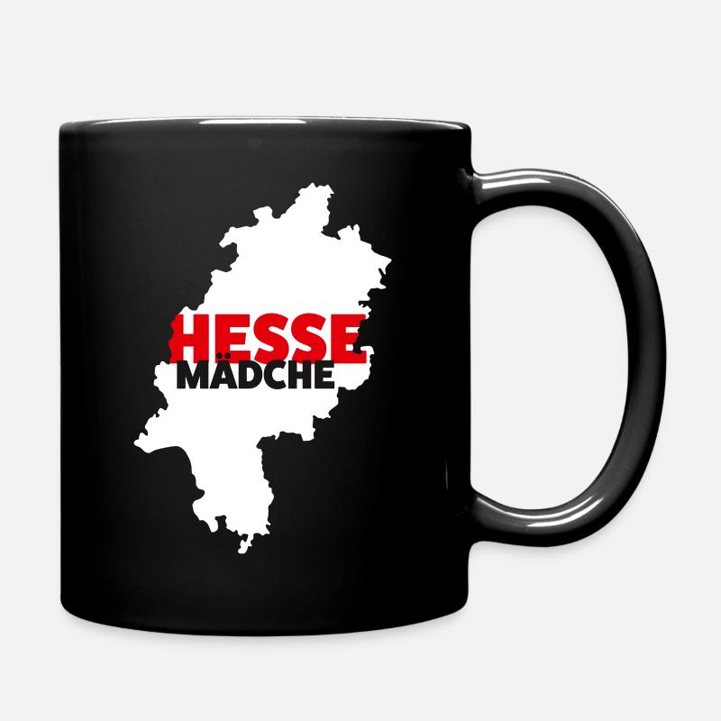 Hesse-Mädche - Tasse einfarbig - Schwarz