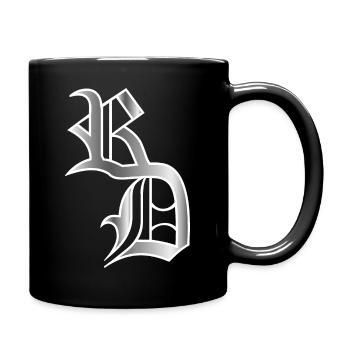 rockdiggah logo Rock Kleidung Streetwear - Tasse einfarbig - Schwarz - Rechts