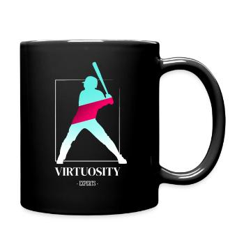 Baseball Player Baseball Design T-Shirt - Full Colour Mug - black - Right