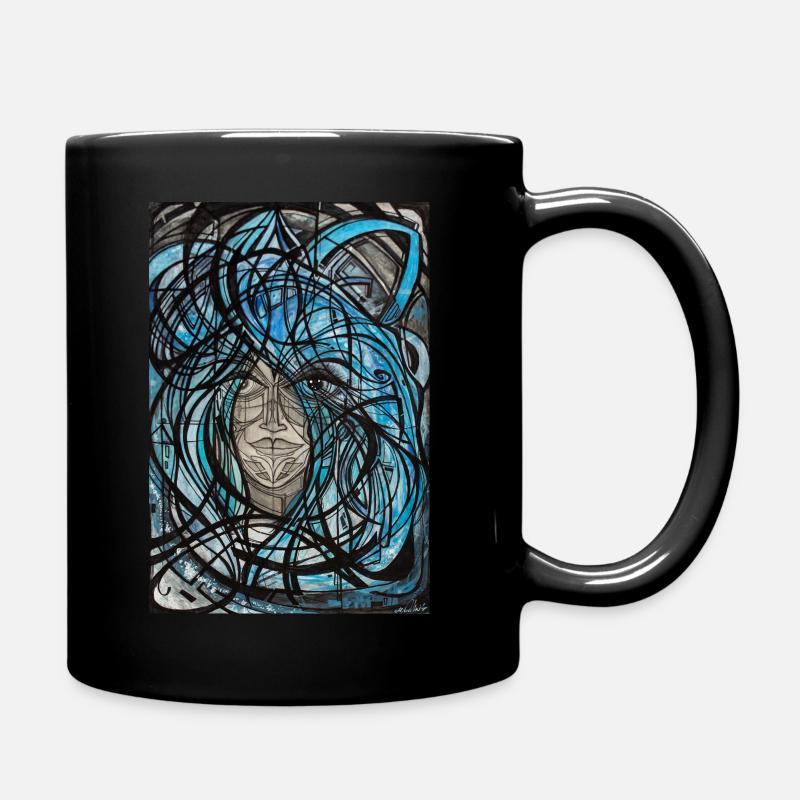 Graffiti Art - Tasse einfarbig - Schwarz