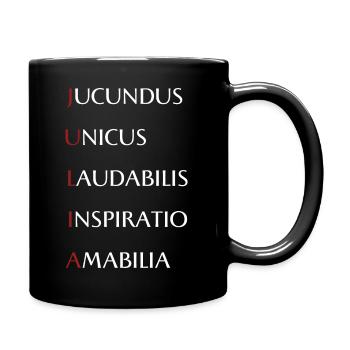 Julia - Tasse einfarbig - Schwarz - Rechts