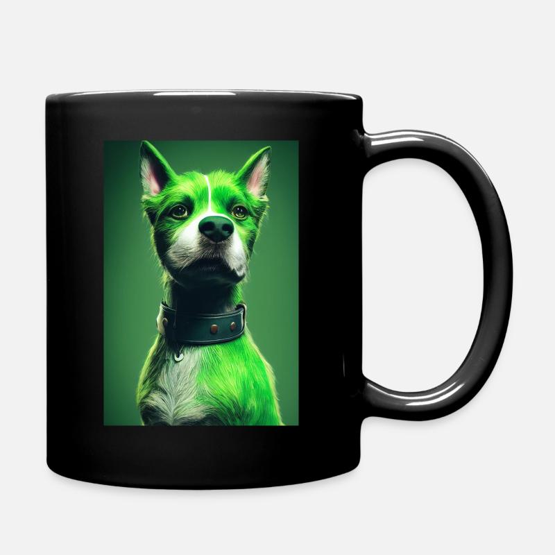 Chien Vert Punk - Mug uni - noir