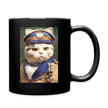Cat Shorthair British Sail Uniform Navy - Mug uni - noir - Droite