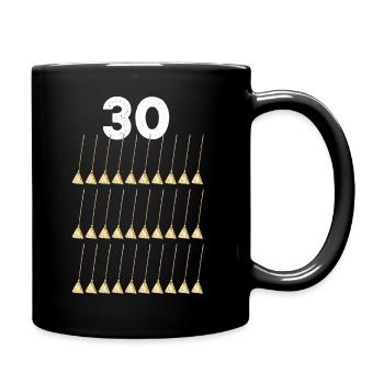 Anniversary thirty years 30 Brooms - Full Colour Mug - black - Right