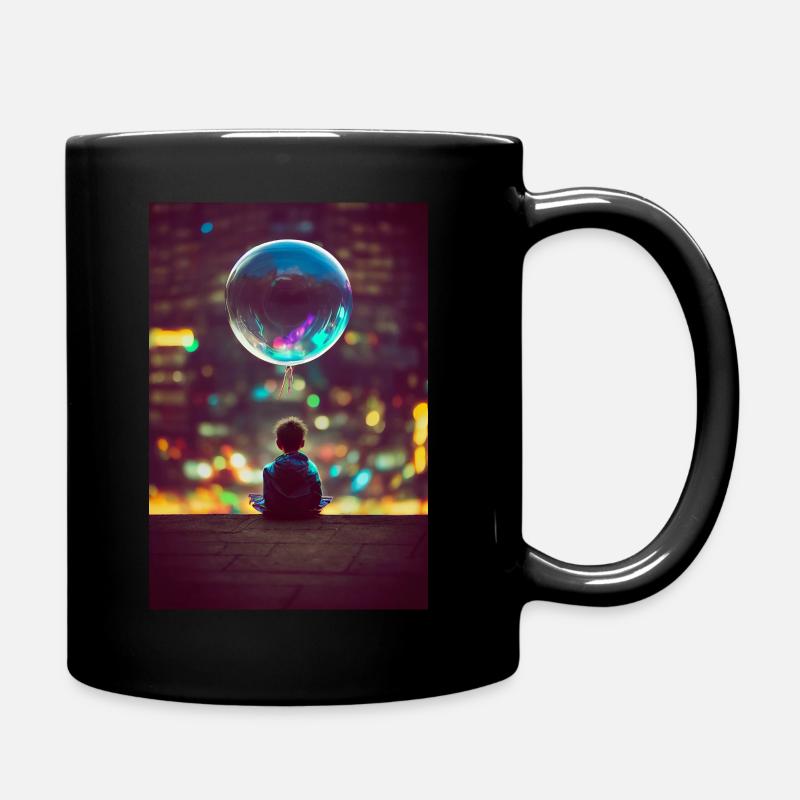 Neonpunk Balloon - Tasse einfarbig - Schwarz