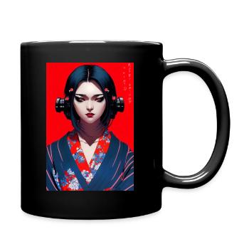 Anime Character - Full Colour Mug - black - Right