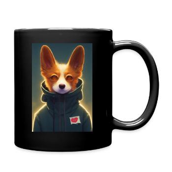Corgi Hoodie Sweet - Mug uni - noir - Droite