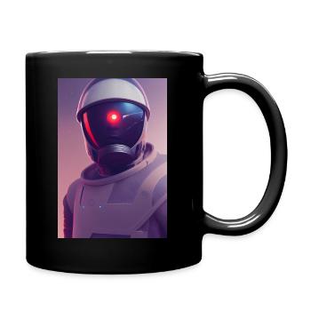 Astronaut Space Future - Full Colour Mug - black - Right