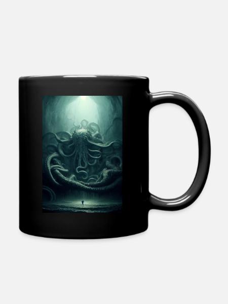 cthulhu Heavy Metal Horreur Lovecraft - Mug uni - noir
