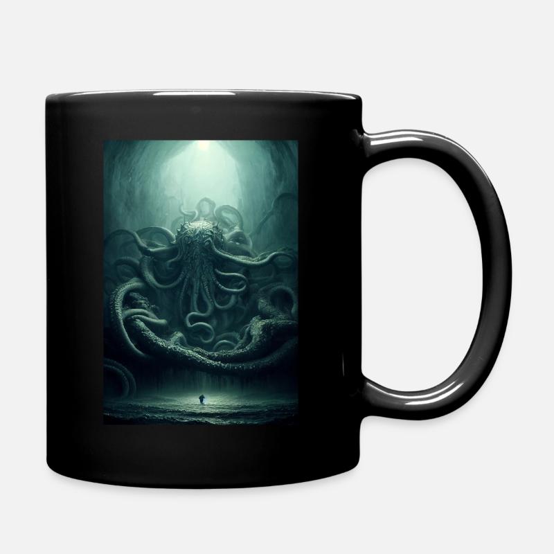 cthulhu Heavy Metal Horror Lovecraft - Tasse einfarbig - Schwarz