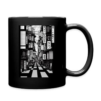 Tokyo - Tasse einfarbig - Schwarz - Rechts