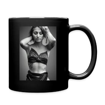 Außergewöhnliche Frau - Tasse einfarbig - Schwarz - Rechts