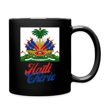 Haïti Chérie - Mug uni - noir - Droite