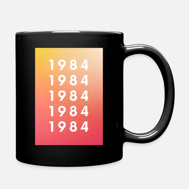 1984 - Tasse einfarbig - Schwarz
