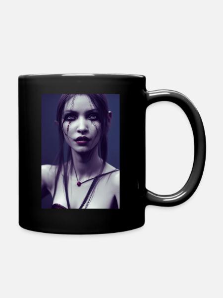 Web Vampire - Mug uni - noir