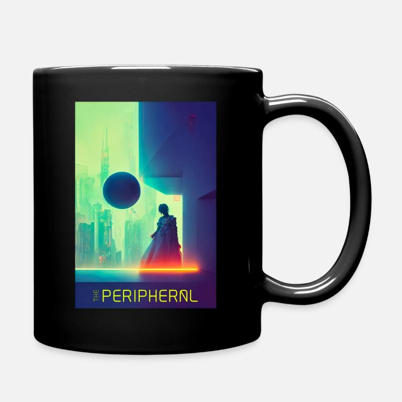 Le périphérique, style cyberpunk - Mug uni - noir