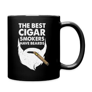 The Best Cigar Smokers Have Beard - passion cigar - Full Colour Mug - black - Right