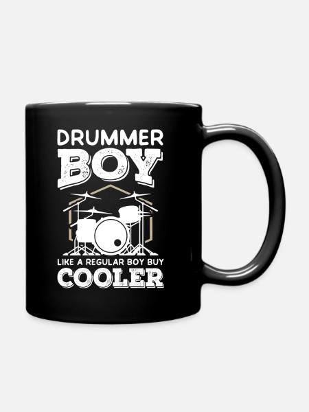 Drummer Boy - Tasse einfarbig - Schwarz