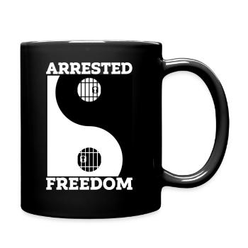Arrested Freedom - Tasse einfarbig - Schwarz - Rechts