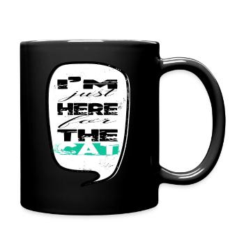 Fun Anti Chaton Chat Humour Saint-Valentin - Mug uni - noir - Droite