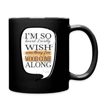 carpenter funny tshirts forest work the carpenters - Tasse einfarbig - Schwarz - Rechts